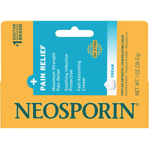 Neosporin Neosporin Plus Pain Relief Maximum Strength First Aid Antibiotic Cream - 1 Oz First Aid