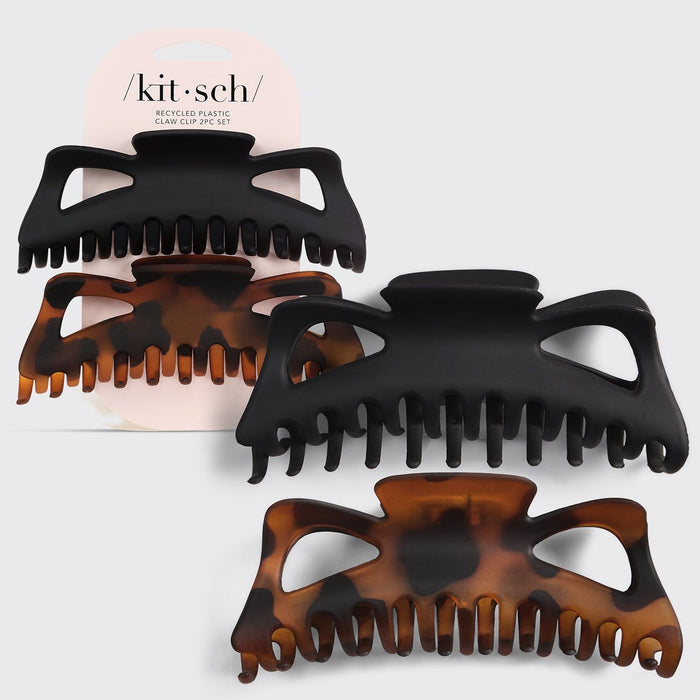 Kitsch - Jumbo Classic Claw Clips 2Pc - Recycled Plastic