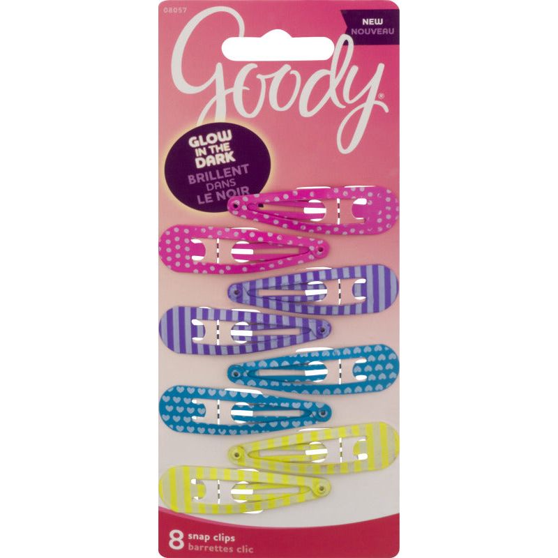 Goody Goody Glow In The Dark Snap Clips Hair Care