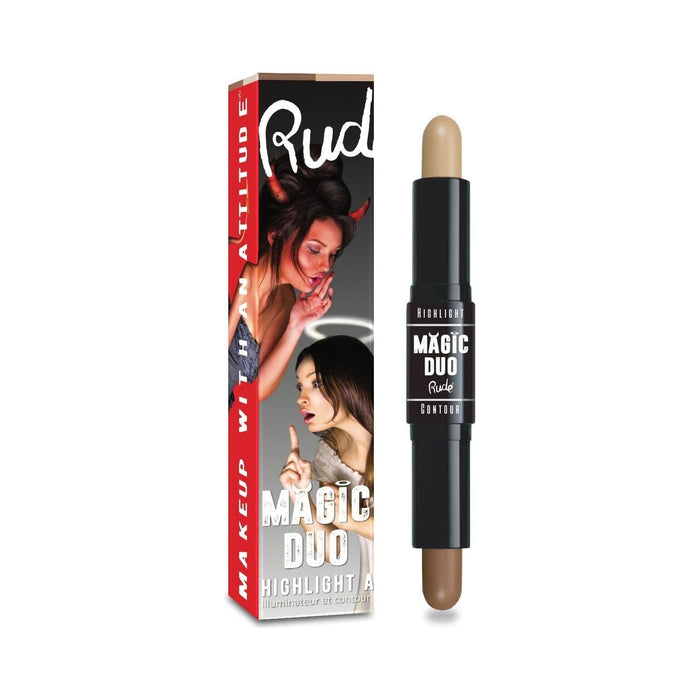 Rude Cosmetics - Rude Cosmetics - Magic Duo Highlight and Contour Display Set, 48pcs