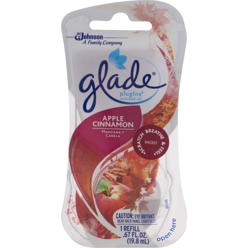 Glade Glade PlugIns Scented Oil Refill, Apple Cinnamon Air Fresheners