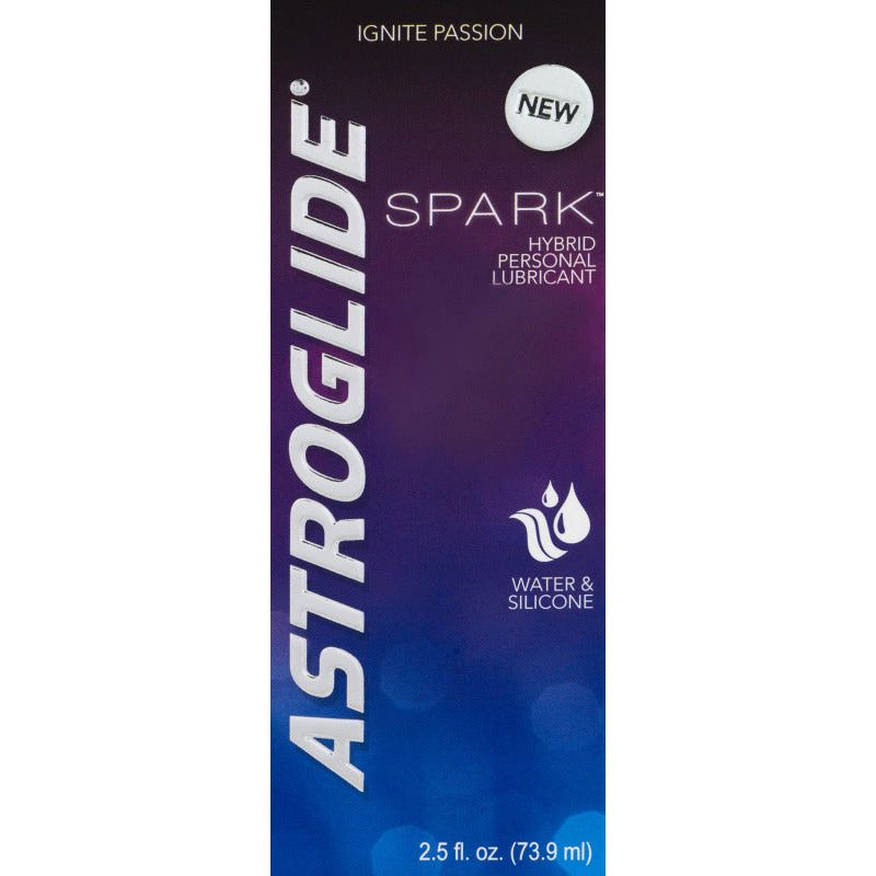 Astroglide Astroglide Spark Hybrid Personal Lubricant, 2.5 Fluid Ounce Personal Lubricants Black