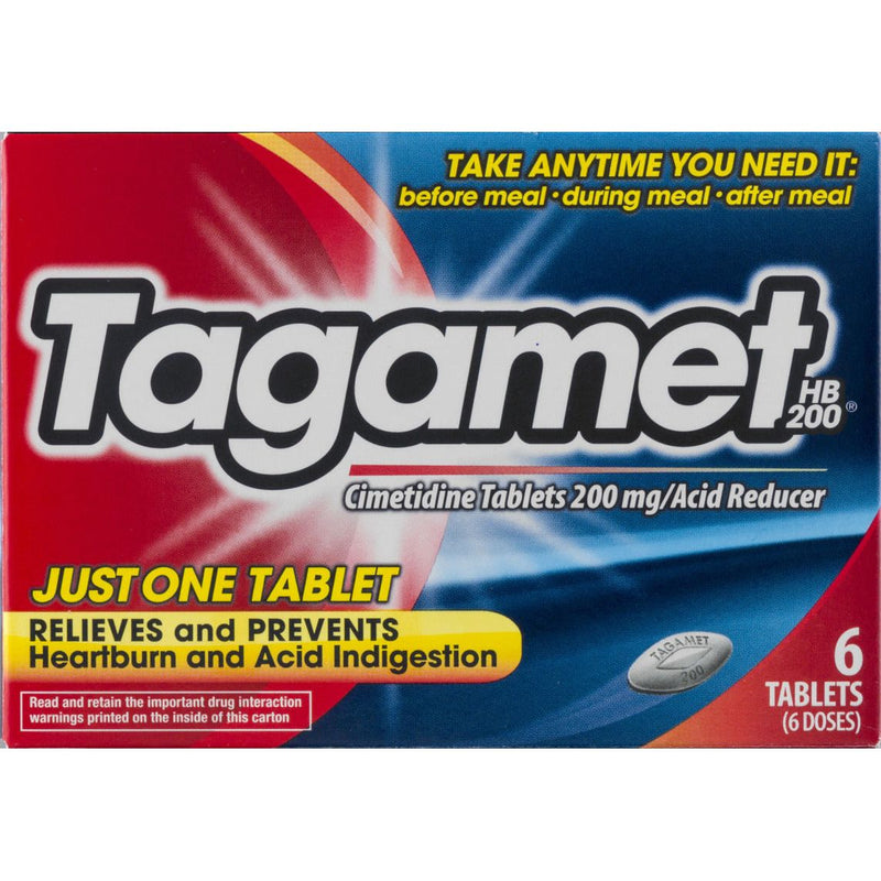 Tagamet Tagamet HB 200 Mg Cimetidine Acid Reducer And Heartburn Relief Health & Beauty Firebrick