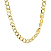 Bids.com 6.2mm 14k Yellow Gold Curb Chain Necklaces