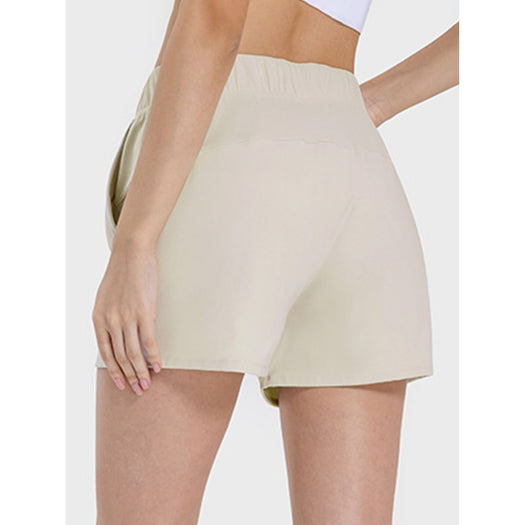 Elastic Waist Active Shorts