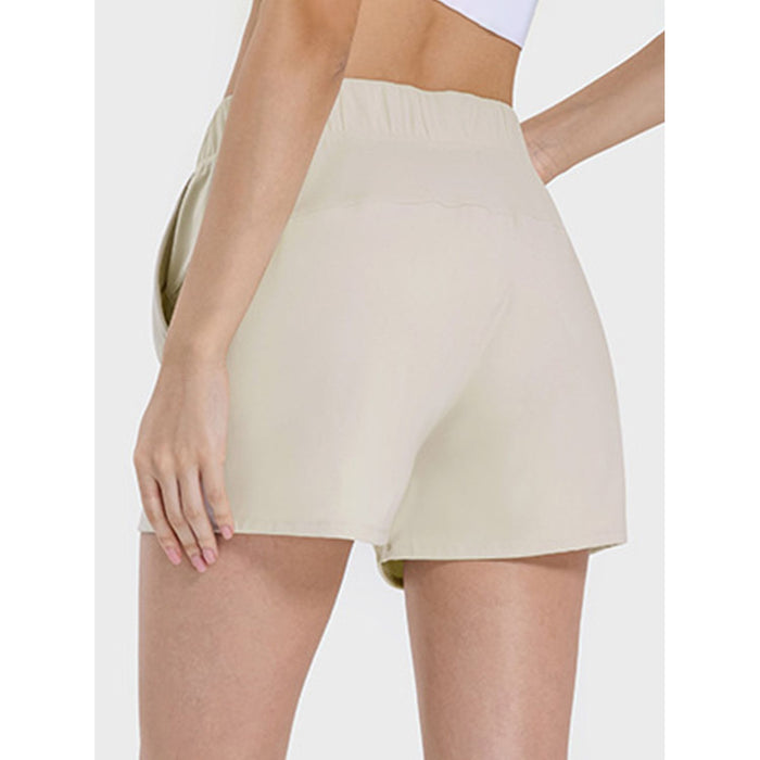 Elastic Waist Active Shorts