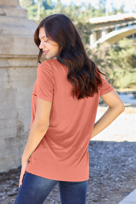 Bamboo V-Neck Short Sleeve T-Shirt