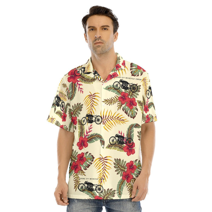 Classic Men's Motorcycle Hawaiian Shirt