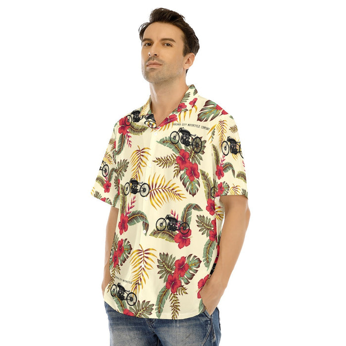 Classic Men's Motorcycle Hawaiian Shirt