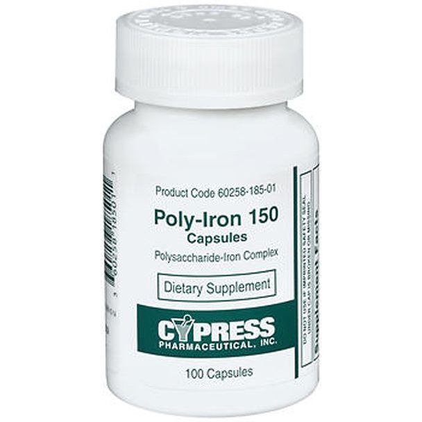 Cypress Poly Iron  Cp 150 Mg 100 Vitamins & Supplements