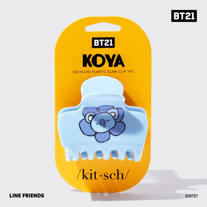 Kitsch - Bt21 Meets Kitsch Recycled Plastic Puffy Claw Clip 1Pc - Koya