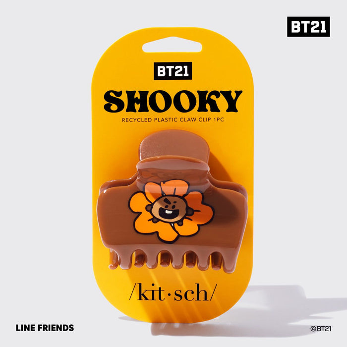 Kitsch - Bt21 Meets Kitsch Recycled Plastic Puffy Claw Clip 1Pc - Shooky