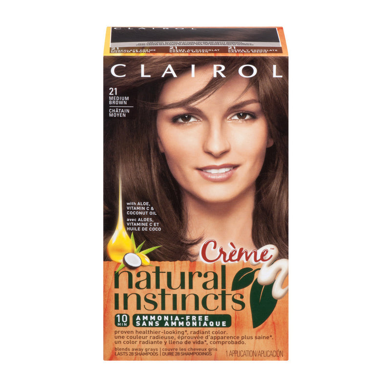 Clairol Clairol Natural Instincts Crème Hair Color - Rich Medium Brown Hair Color Black