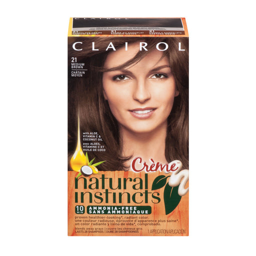 Clairol Clairol Natural Instincts Crème Hair Color - Rich Medium Brown Hair Color Black