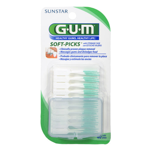 GUM GUM Soft Picks, Original Oral Care White Smoke