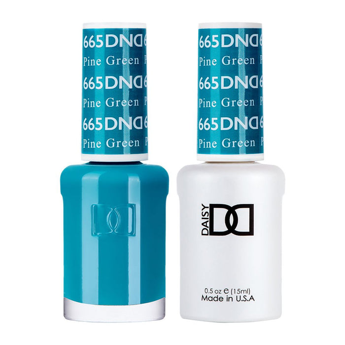 DND - Pine Green #665 - DND Gel Duo 0.5oz