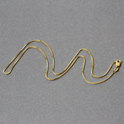 Bids.com 14k Yellow Gold Classic Box Chain 1.0mm Necklaces