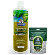 Garner's Garden Natural Mouthwash and Tooth Powder | H2O2 | Antibacterial Fluoride-Free Mouthwash