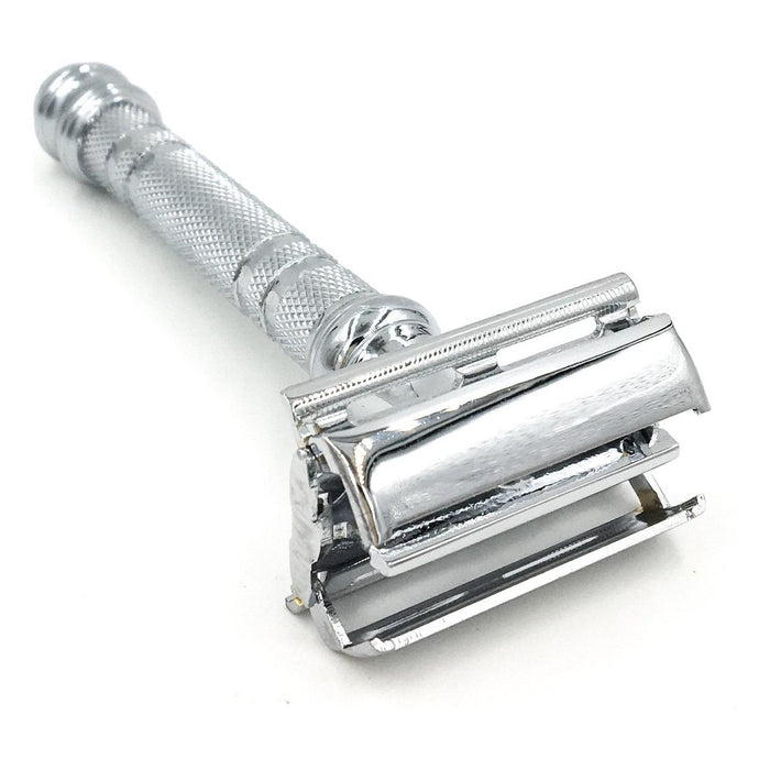 Parker 66r Chrome Heavy Weight Double Edge Safety Razor