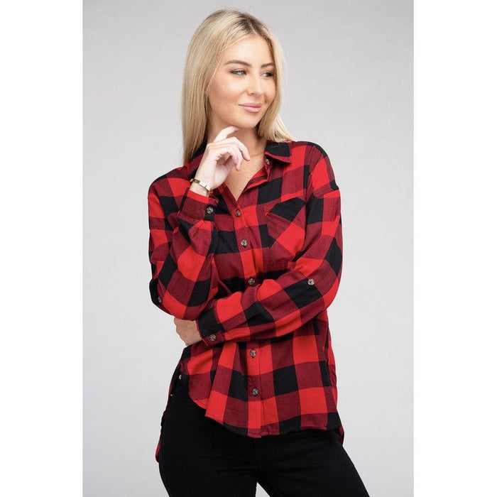 Classic Plaid Flannel Shirt