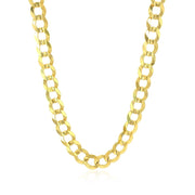 Bids.com 7.0mm 14k Yellow Gold Solid Curb Chain Necklaces
