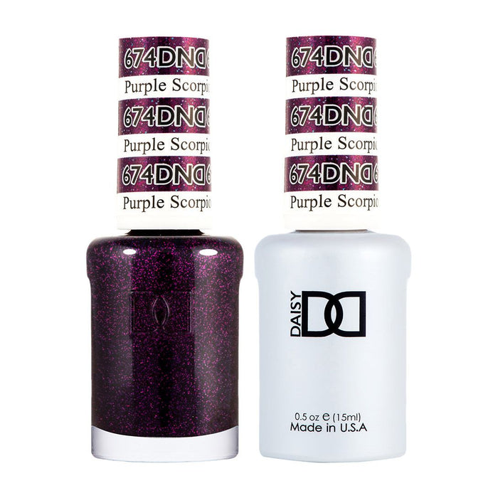 DND - Purple Scorpio #674 - DND Gel Duo 1Oz.