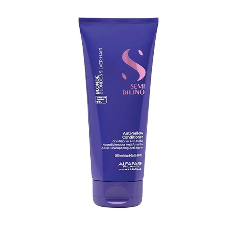 VIP Extensions 6.76 oz Alfa Parf Semi Di Lino Blonde Anti-Yellow Conditioner for Unisex Hair Care