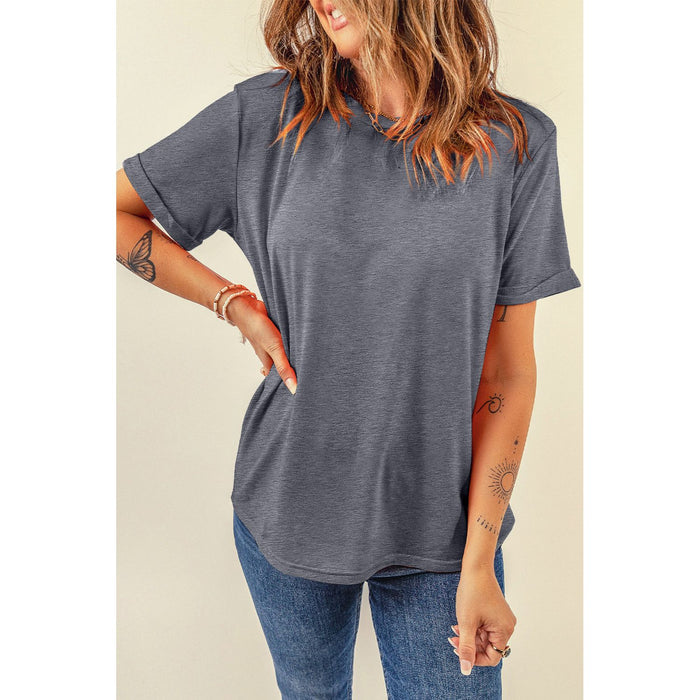 Round Neck Short Sleeve T-Shirt