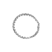 Bids.com 10K White Gold 1 1/2 Cttw Diamond Alternating Diamond and X-Link 7.5" Tennis Bracelet (H-I Color, I2-I3 Clarity) Bracelets