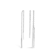 Bids.com 10K White Gold 1/10 Cttw Diamond Threader Earrings Earrings