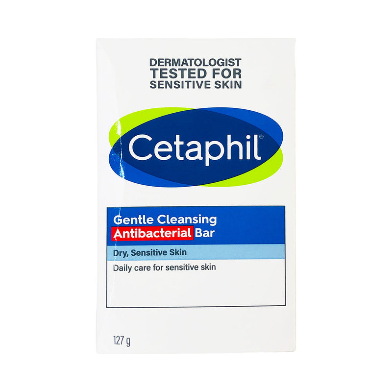 Cetaphil Cetaphil Antibacterial Bar, Gentle Cleansing 4.5 Oz Health & Beauty White Smoke