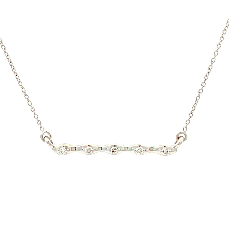 Bids.com .05ct Diamond Fashion Pendants 14KT White Gold Pendants