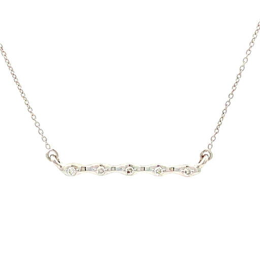 Bids.com .05ct Diamond Fashion Pendants 14KT White Gold Pendants