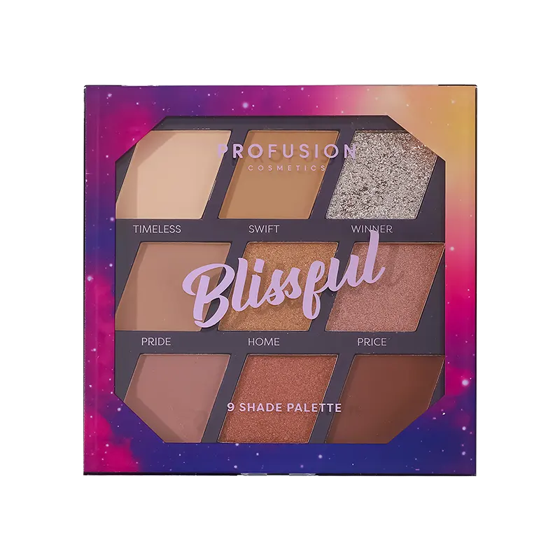 Profusion Cosmetics Euphoric Glam | Blissful 9-Shade Palette Eyes