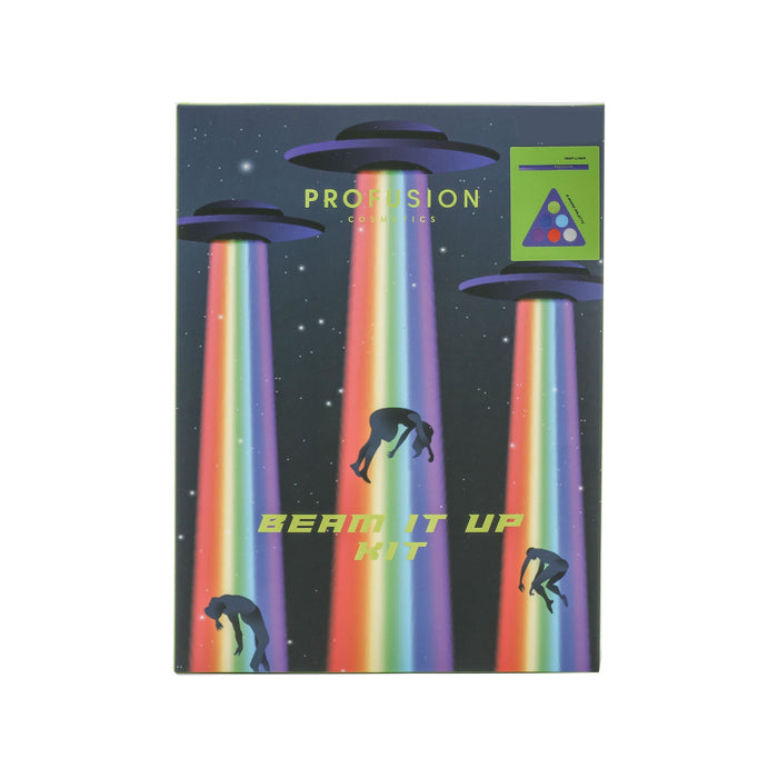 Profusion Cosmetics - UFO | Beam It Up Kit: 6-Shade Palette + Neon Liner - 0.4oz