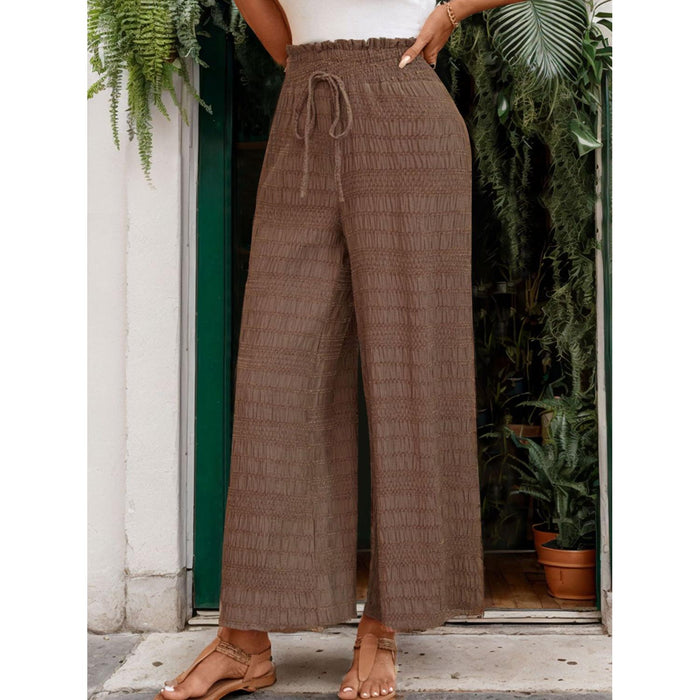 Tied Wide Leg Pants