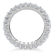 Bids.com 14k White Gold Common Prong Round Diamond Eternity Ring Rings