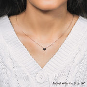 Bids.com 14k Rose Gold Polished Mini Heart Necklace Necklaces
