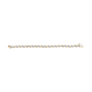 Bids.com 10K Yellow Gold 2.00 Cttw Round Cut Diamond 'S' Cluster Bracelet (J-K Color, I1-I2 Clarity) Bracelets