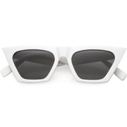 zeroUV Women's Retro Oversize Wide Pointed Cat Eye Sunglasses C921 Sunglasses