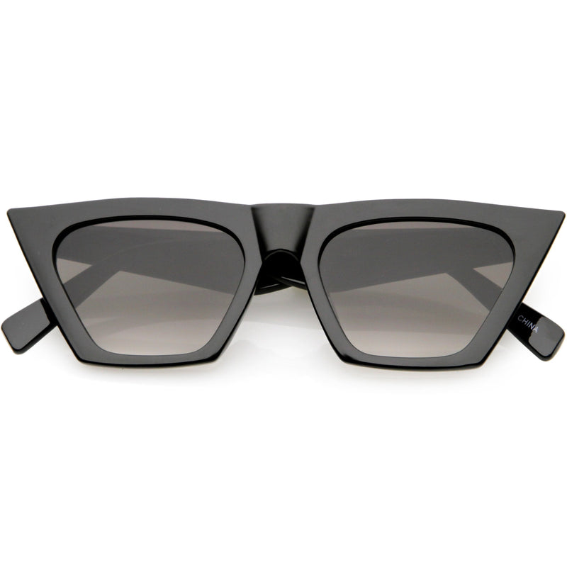 zeroUV Women's Retro Oversize Wide Pointed Cat Eye Sunglasses C921 Sunglasses