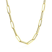 Bids.com 14K Yellow Gold Bold Paperclip Chain (4.2 mm) Necklaces
