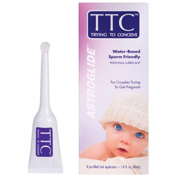 Astroglide Astroglide TTC Trying To Conceive Personal Lubricant Applicators Personal Lubricants White Smoke