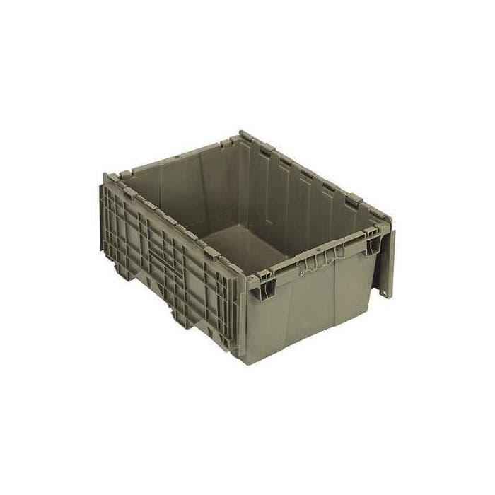 Quantum Storage Systems Quantum Storage Systems Gray Attached Lid Container, Plastic Storage & Organization