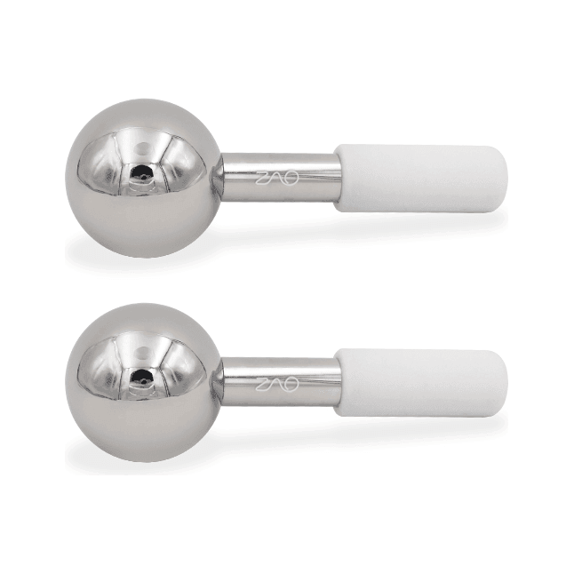 ZAQ Skin & Body ZAQ Icy Steel Cryo Ice Globes: Ultimate Facial Cryotherapy Tool Skin Care