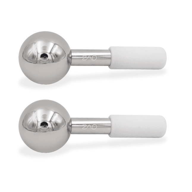 ZAQ Skin & Body ZAQ Icy Steel Cryo Ice Globes: Ultimate Facial Cryotherapy Tool Skin Care