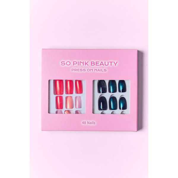 Mill's Beauty Supply SO PINK BEAUTY Press On Nails, 2 Packs