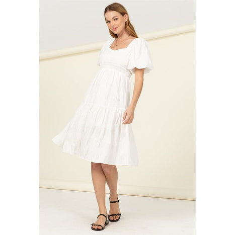 Find Me Again Tiered Midi Dress