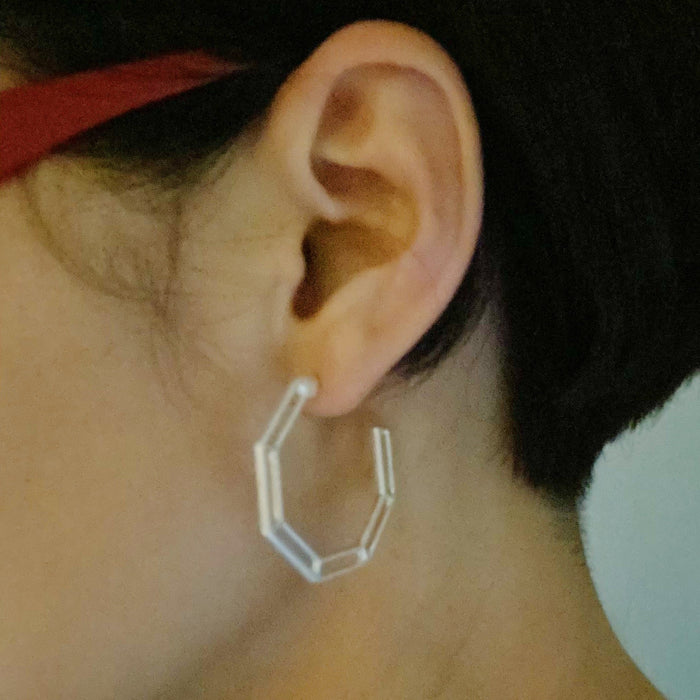 Forever Linked Hoop Earrings