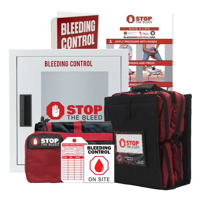 STOP THE BLEED Package - California AB 2260 Compliant (6 Kits)